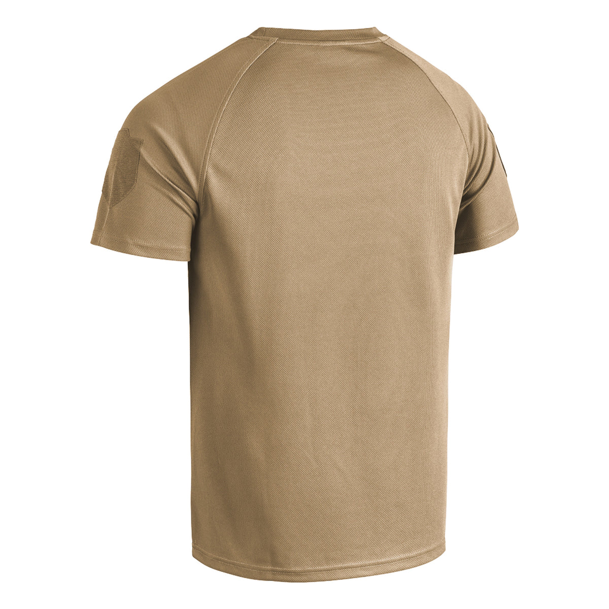 T-Shirt, Kurzarm, Beige, Rippiges Gewebe, Oberteil