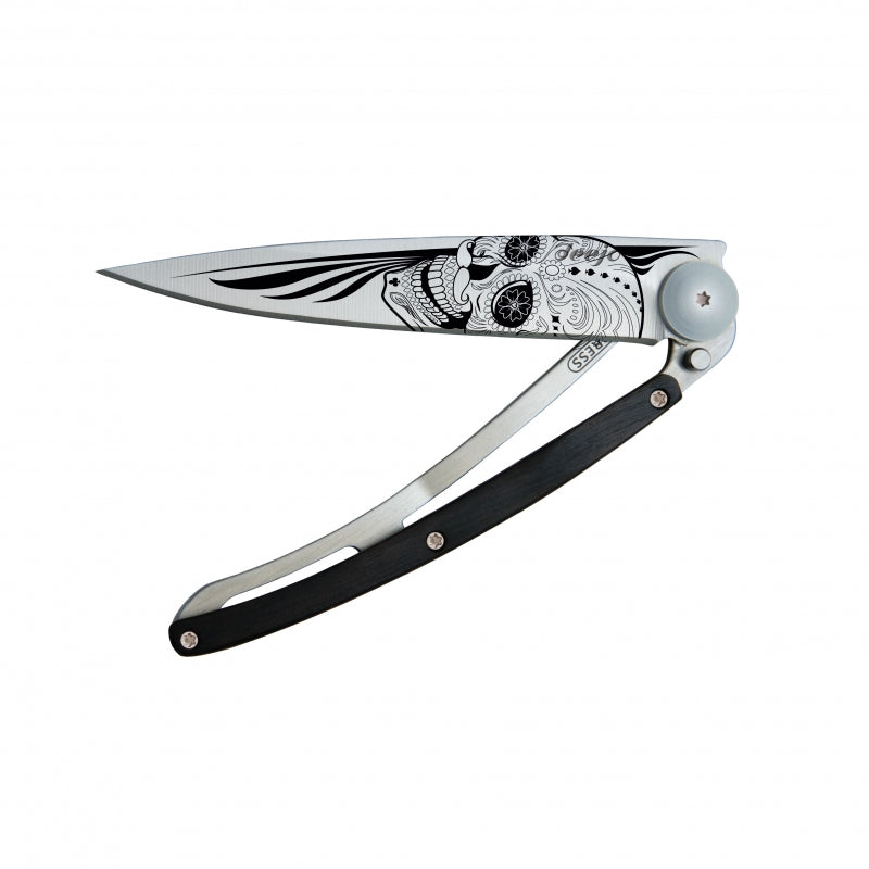 Klappmesser - Tattoo Totenkopf grau 37g