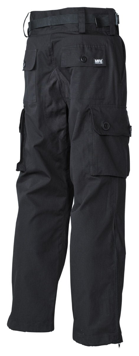Kommandohose, "Smock", Rip Stop, schwarz