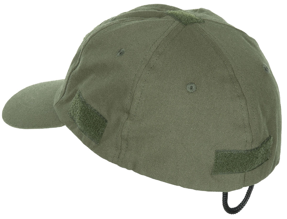 Einsatz-Cap, mit Klett, oliv