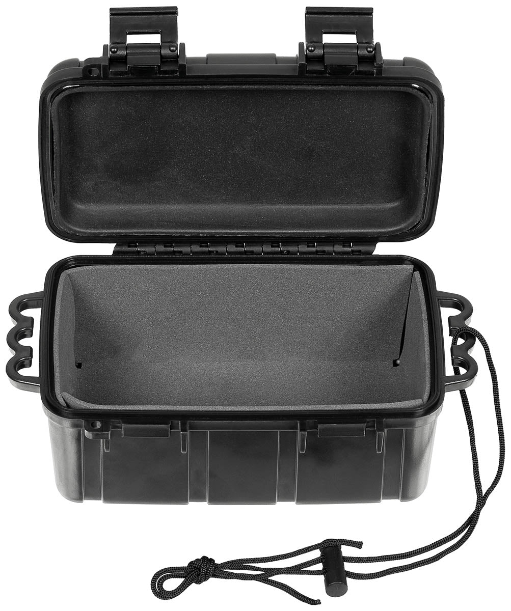 Box, Kunststoff, wasserdicht, gepolstert, schwarz