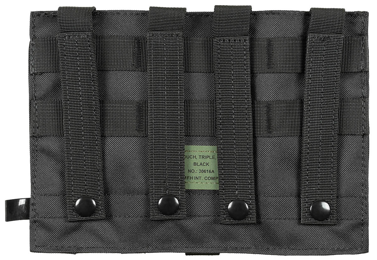 Magazintasche,3-fach,"MOLLE", schwarz