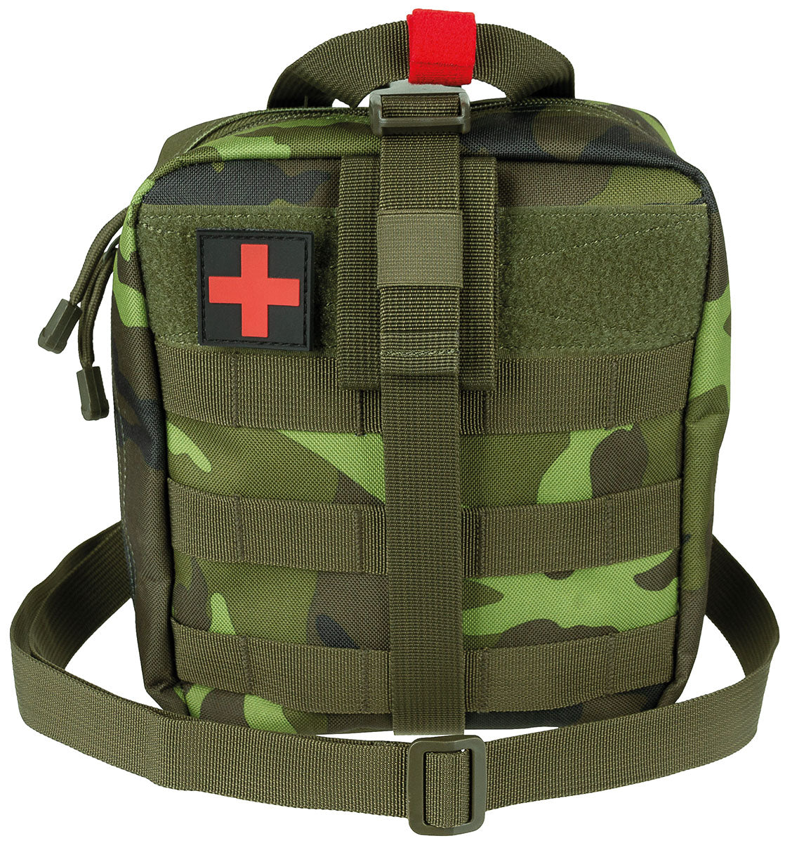 Tasche, Erste-Hilfe, gross, "MOLLE IFAK", M 95 CZ tarn