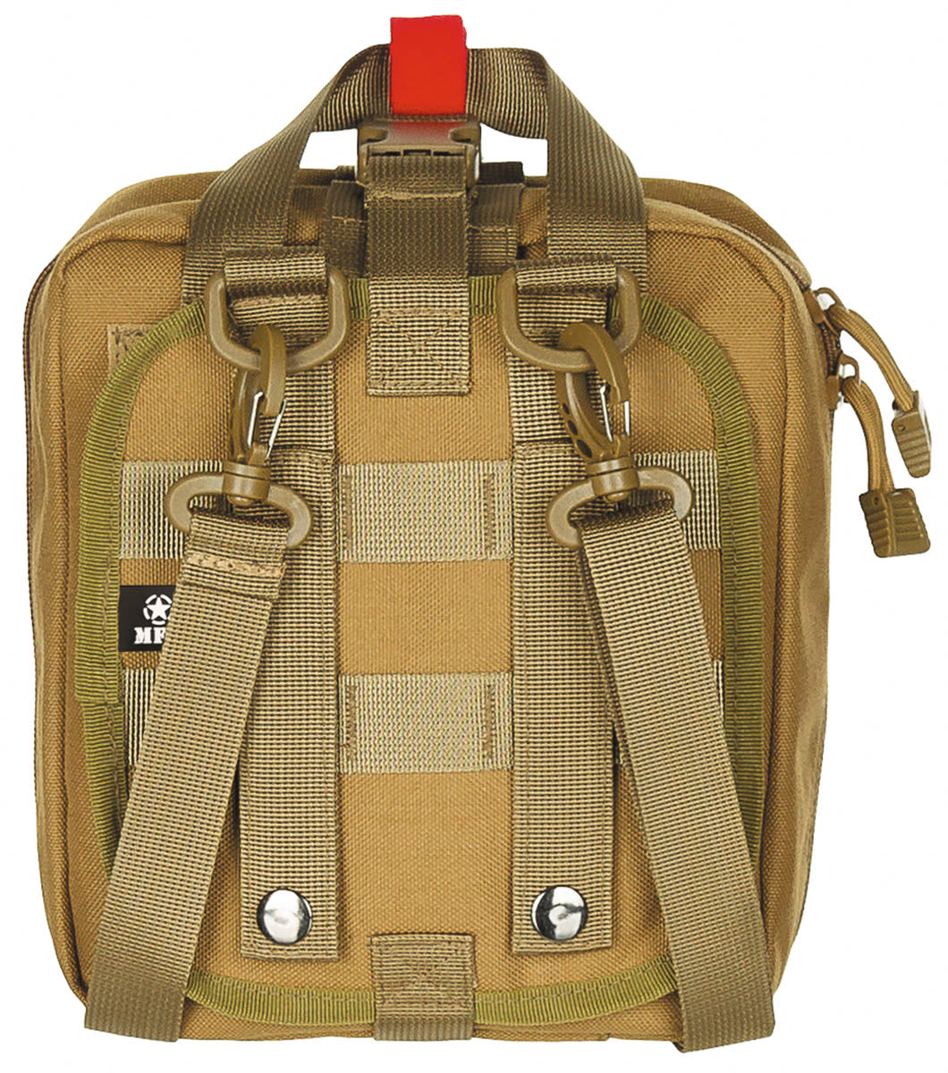 Tasche, Erste-Hilfe, gross, "MOLLE IFAK", coyote tan