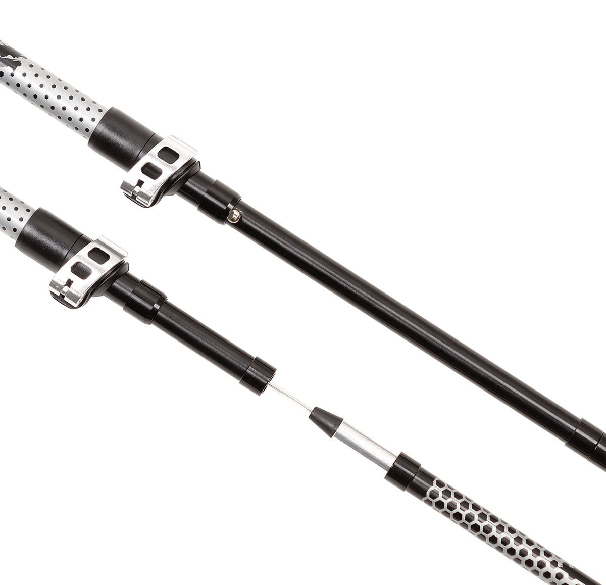 Stick, Teleskopstange, Schnellspanner, Gummikappe, Stativstange, Kunststoffgriff, Stativ-Kabel, Kamera-Stativ, Kunststoff-Gli