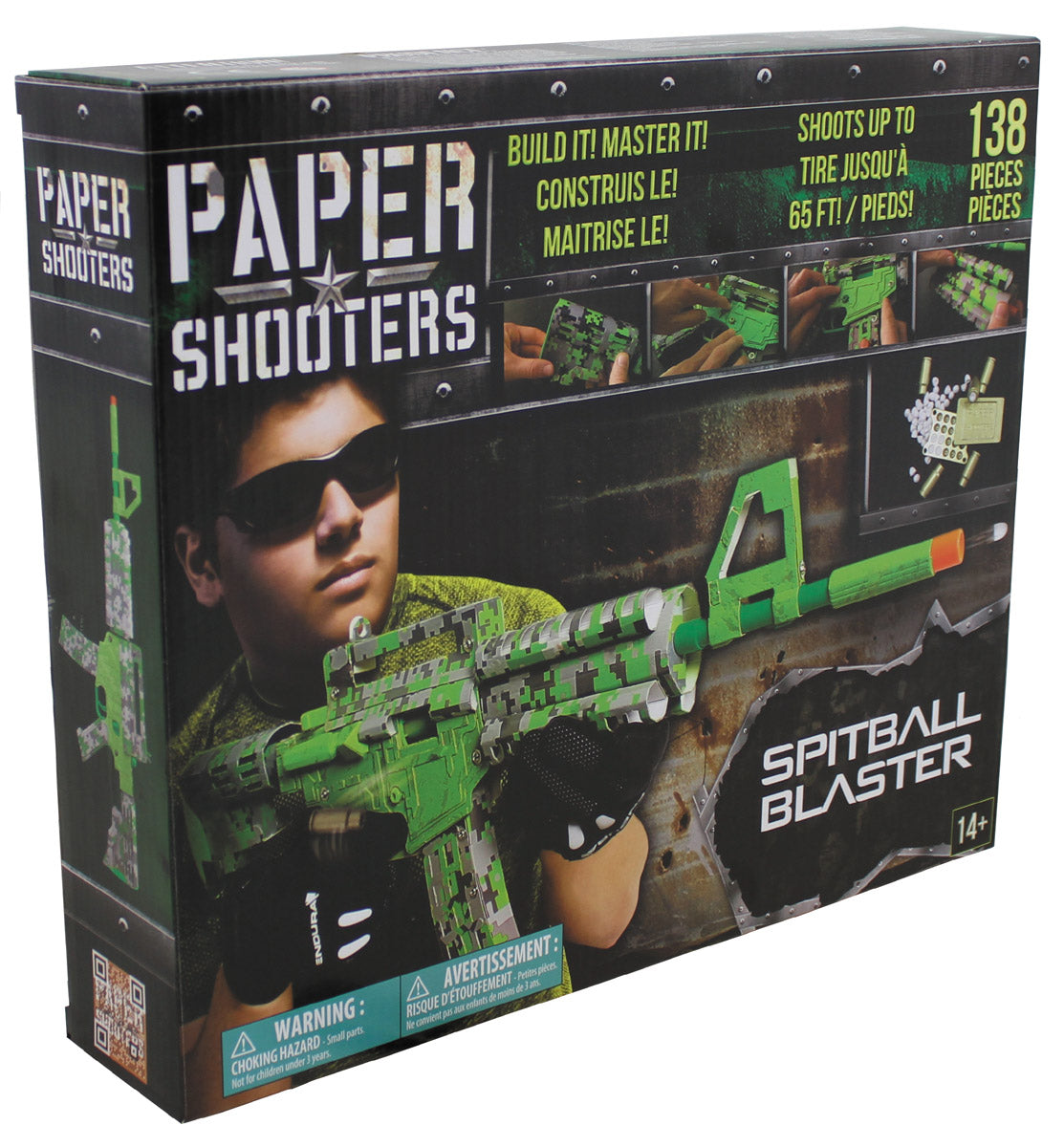 PAPER SHOOTERS, Bausatz, "Green Spit"