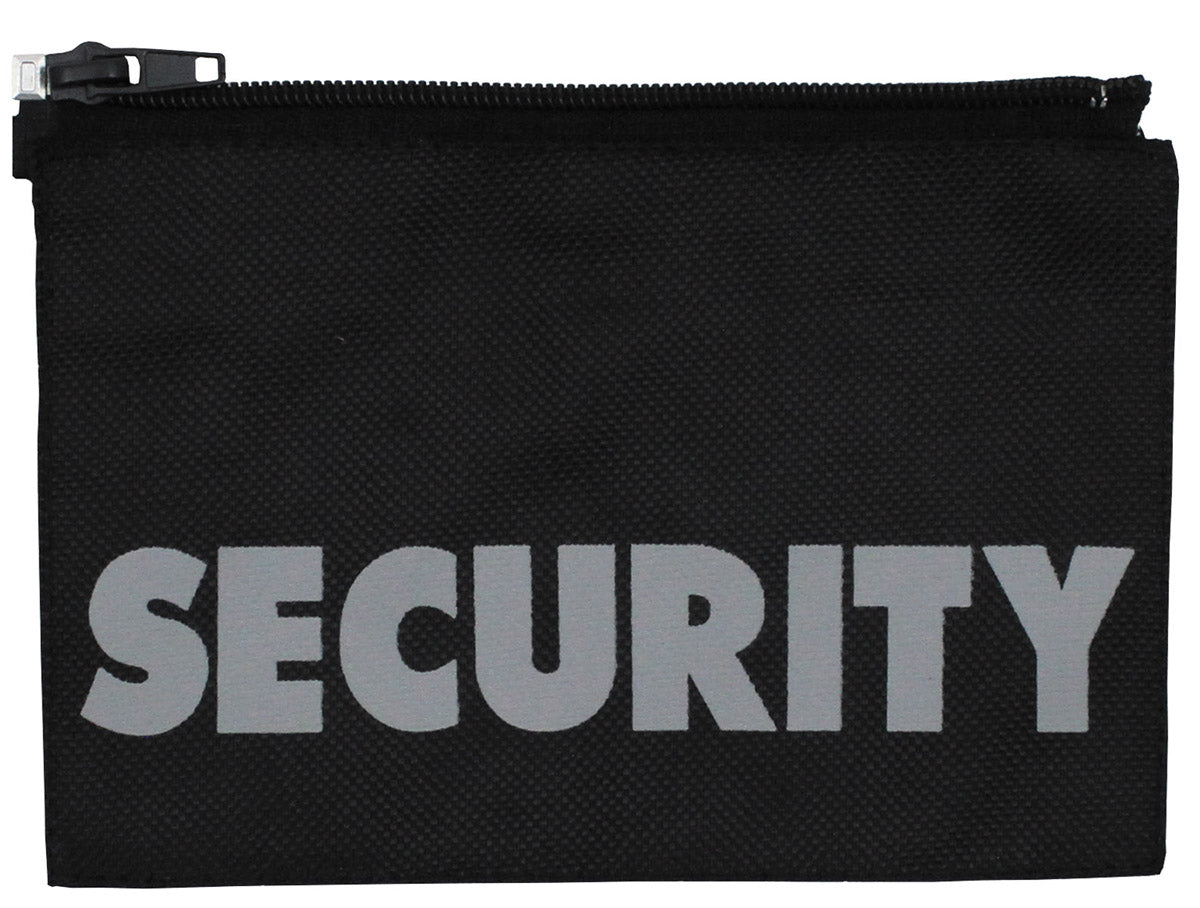Abzeichen,"Security", klein, 17 x 11 cm, mit Reissverschluss
