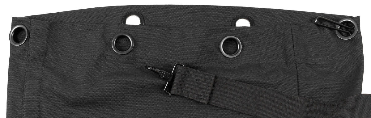 US Seesack, schwarz, mit Trageriemen