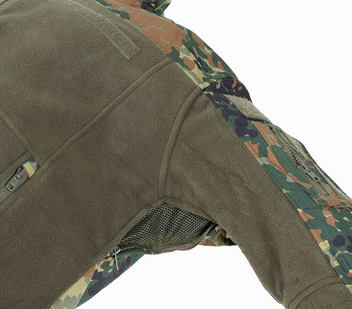 Fleece-Jacke, "Combat", flecktarn