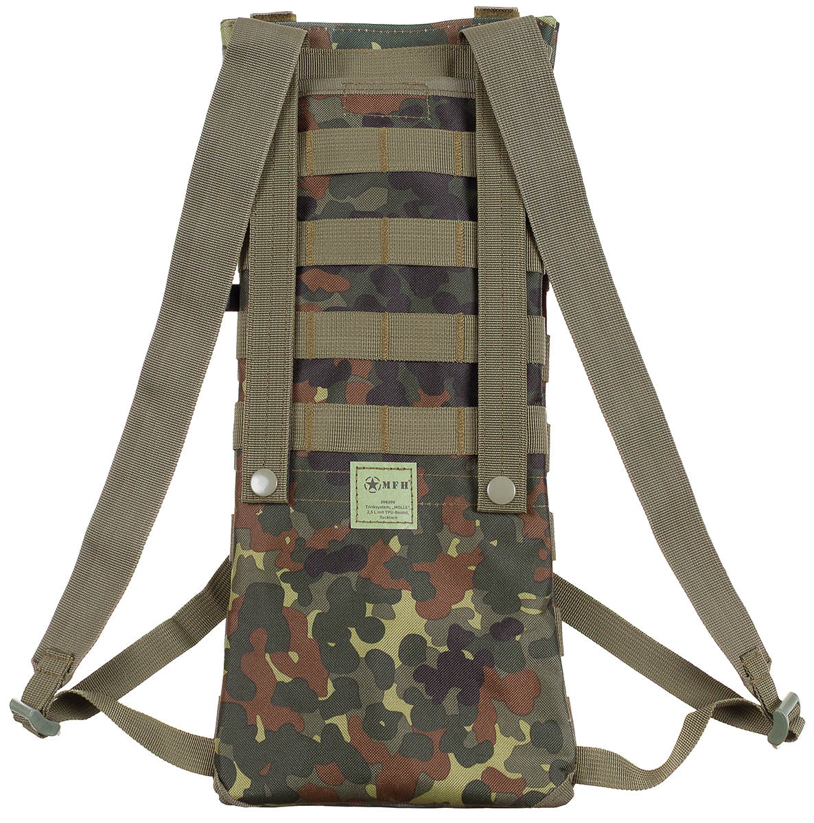 Trinksystem, "MOLLE", 2,5 l, mit TPU-Beutel, flecktarn
