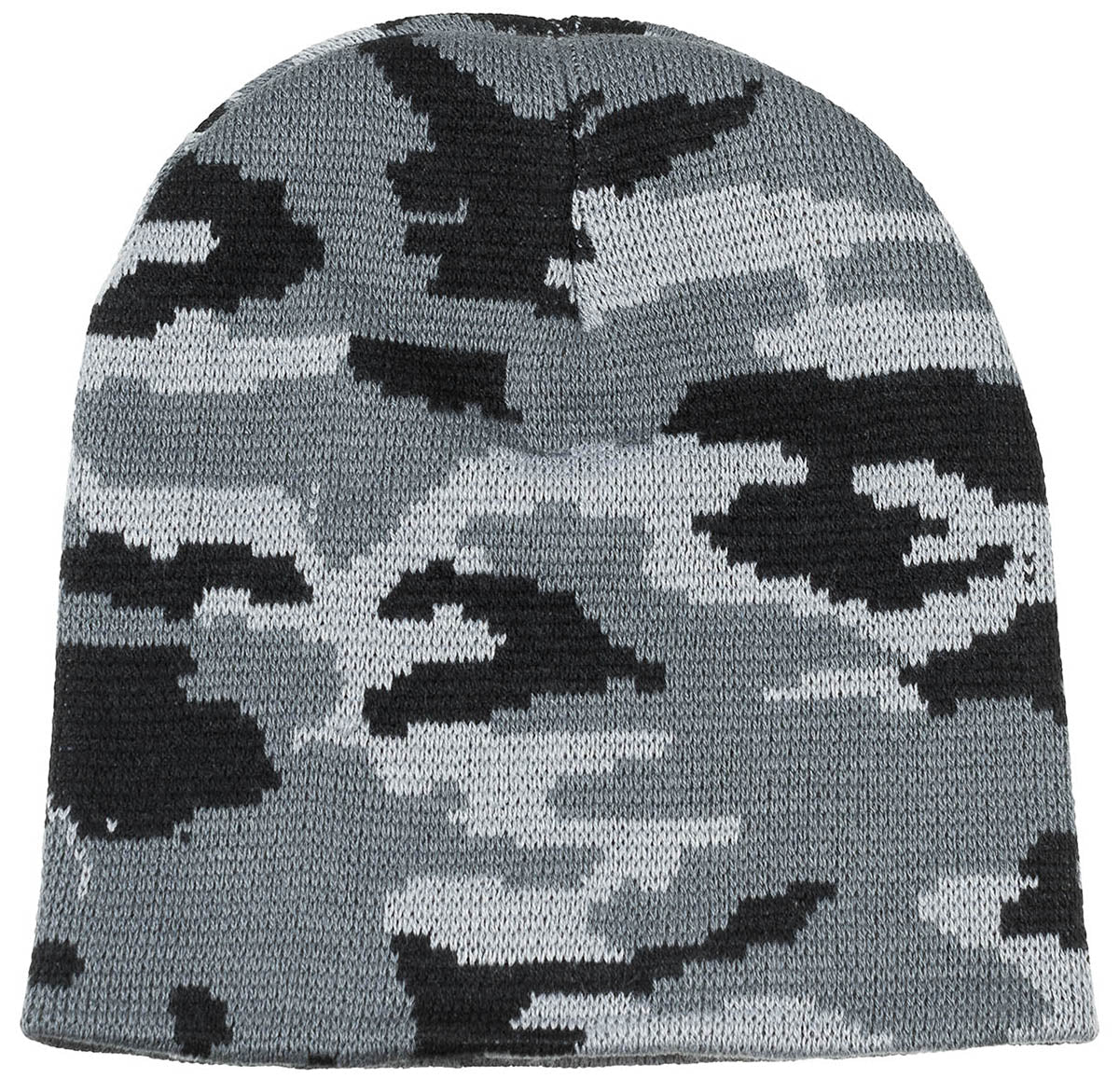 Strickmütze, "Beanie", tarn, fein gestrickt