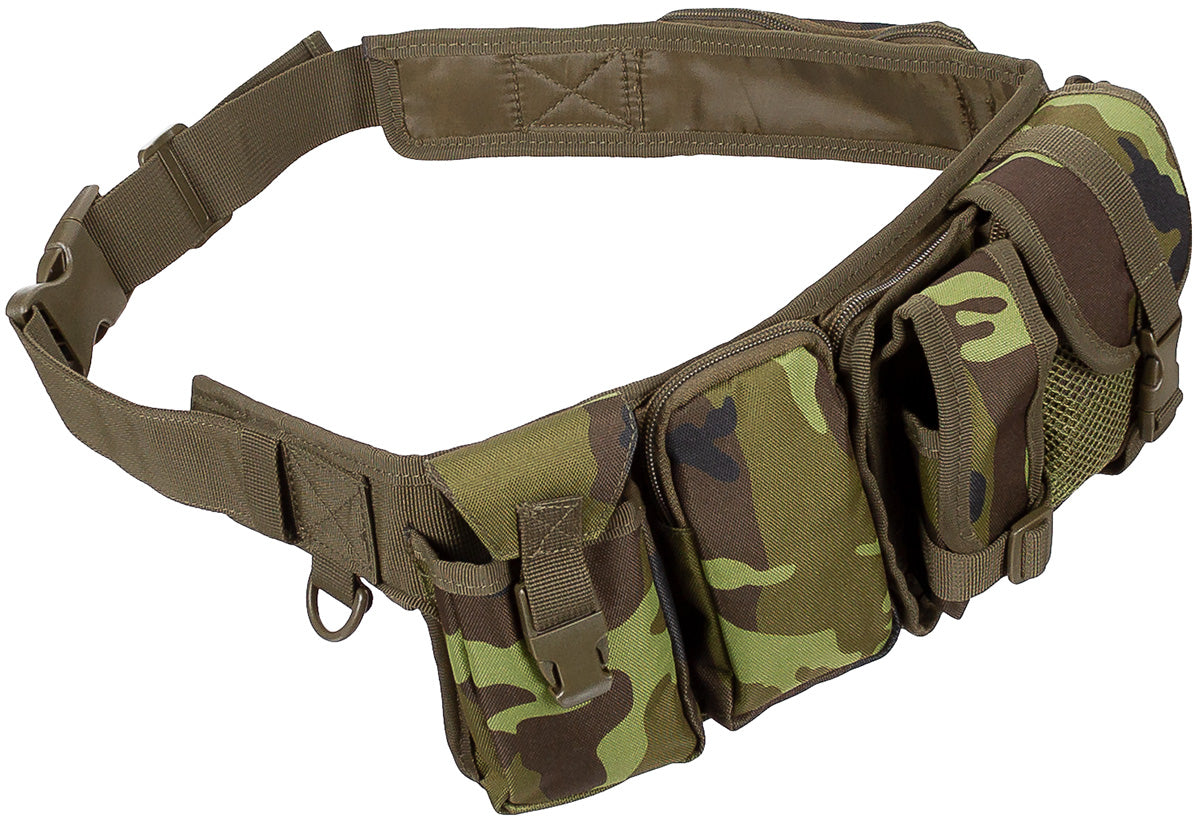 Hüftgurt, mit 6 Taschen, ca. 5,5 cm, M 95 CZ tarn