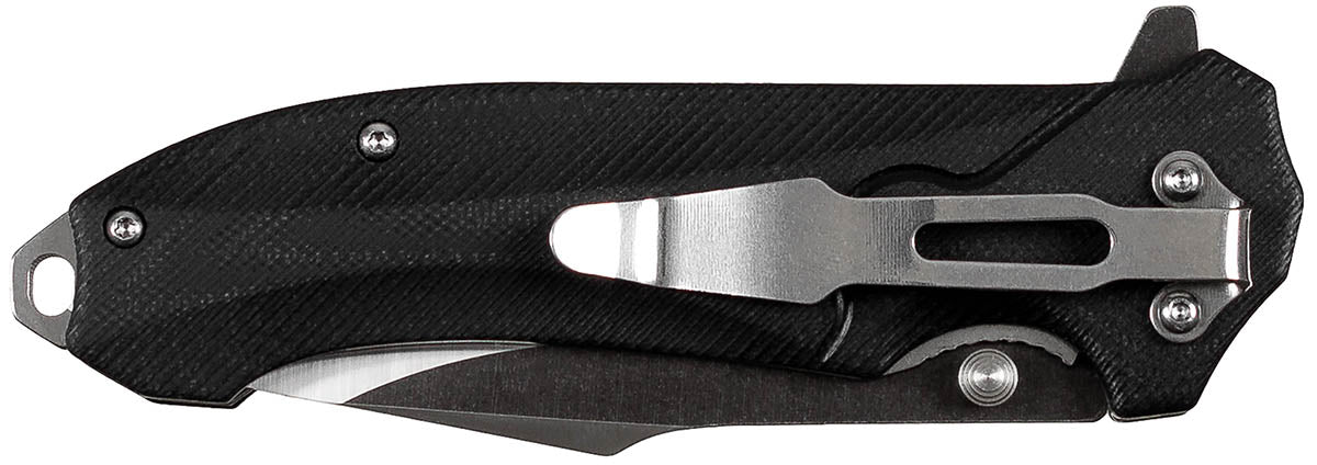 Klappmesser, Einhand, schwarz, G10-Griff