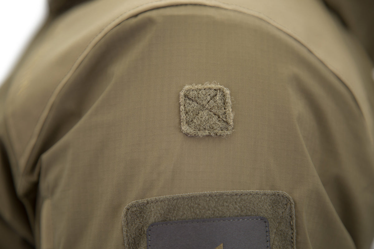 Bekleidung, Mantel, Jacke, Khaki, Logo