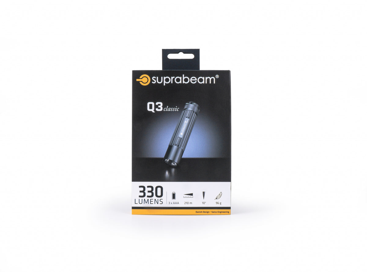 Suprabeam - Taschenlampe Q3 classic (330 Lumen)