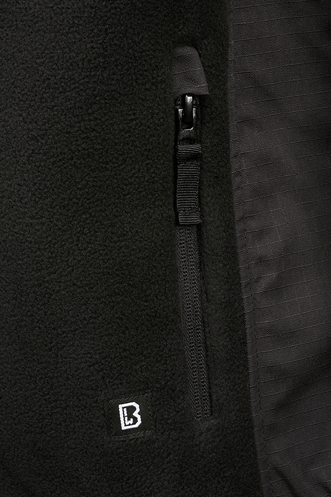 Brandit - Fleece Ripstop Jacket black