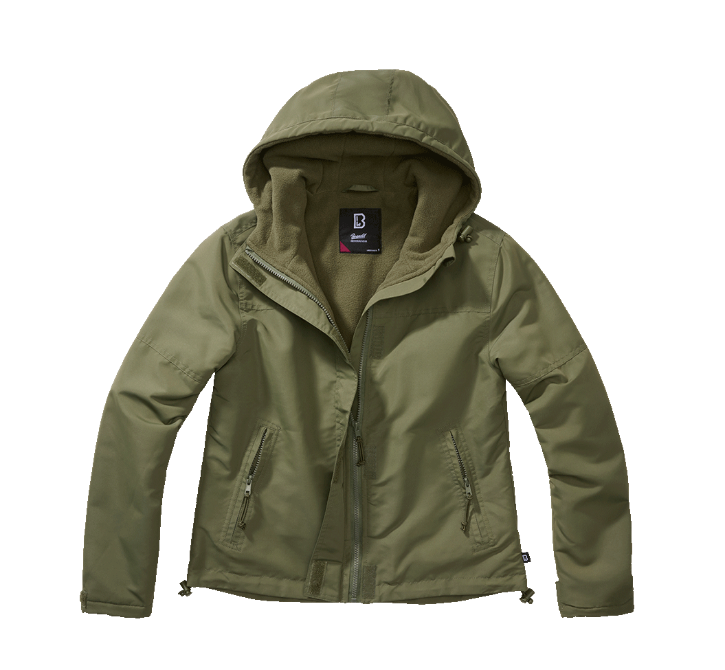 Women Frontzip Windbreaker olive