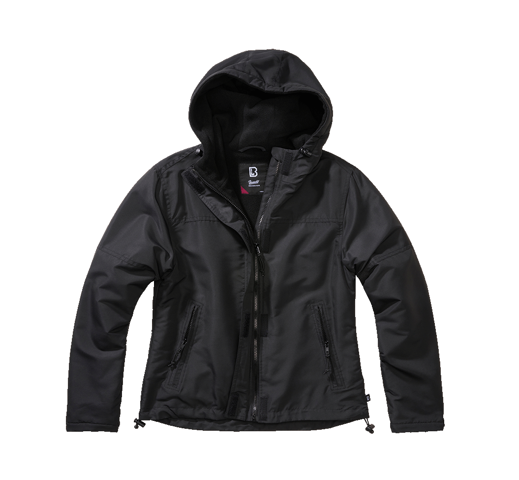 Women Frontzip Windbreaker black
