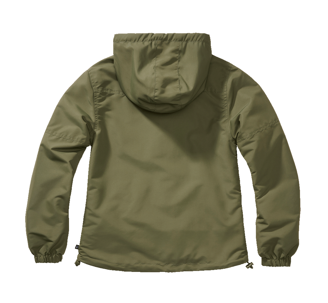 Women Summer Frontzip Windbreaker olive