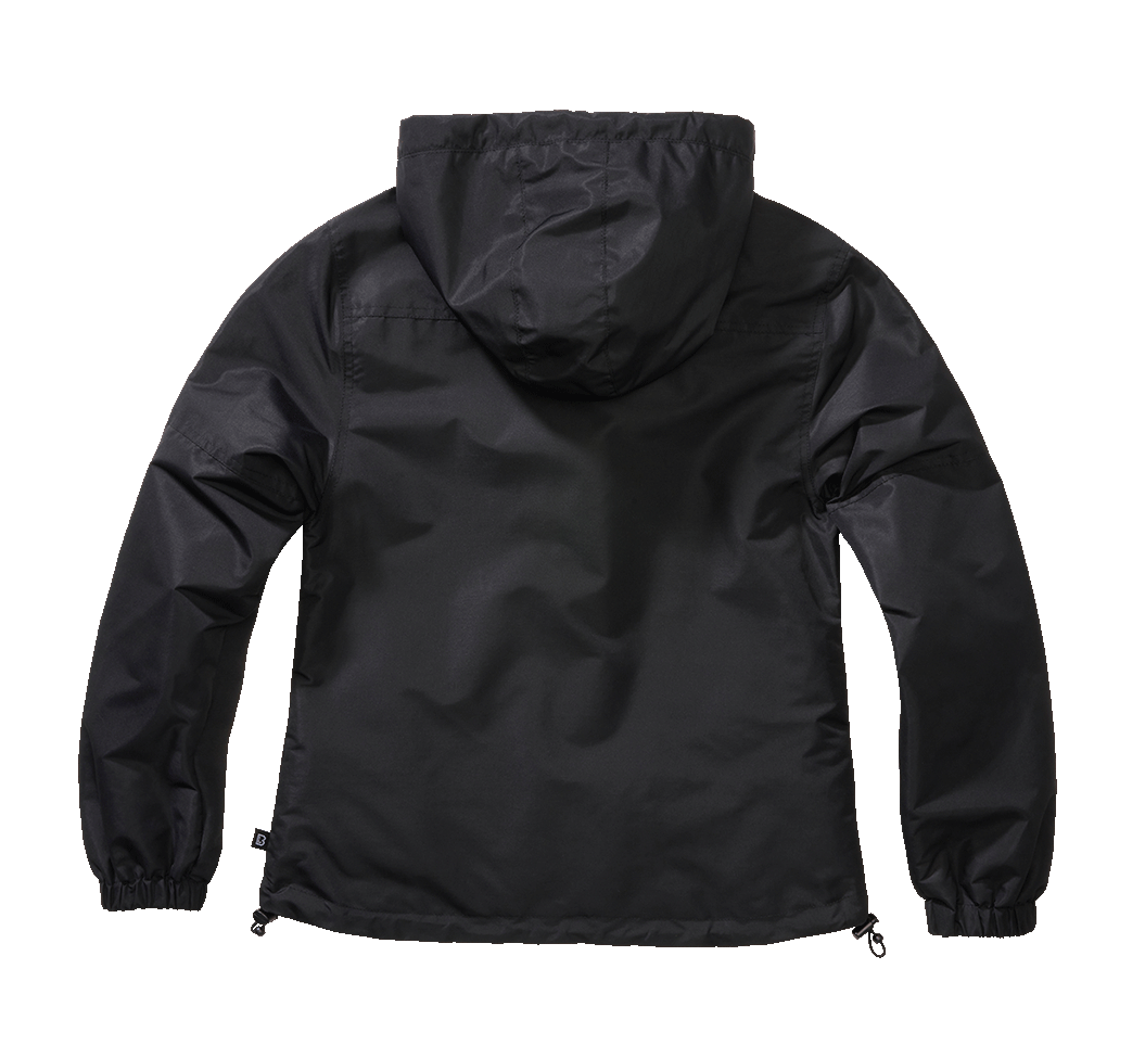 Women Summer Frontzip Windbreaker black