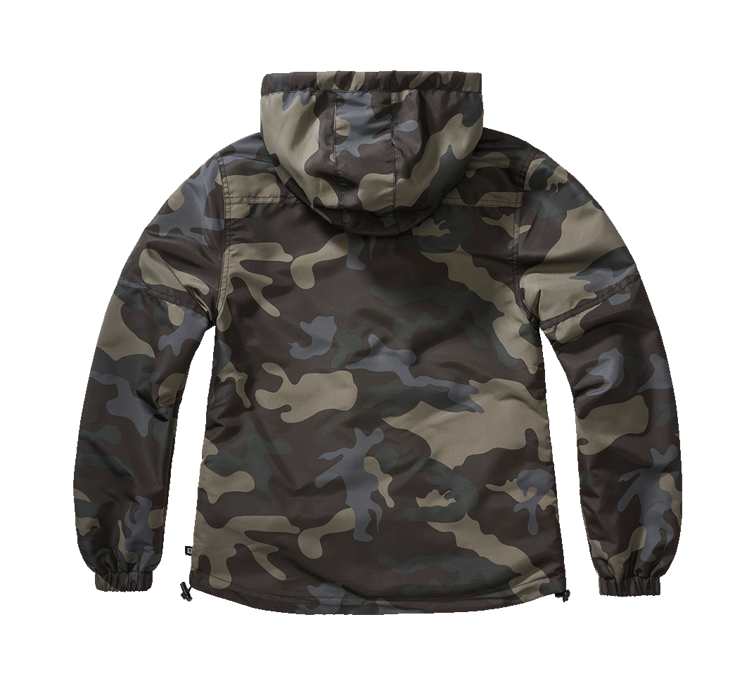Women Summer Frontzip Windbreaker darkcamo