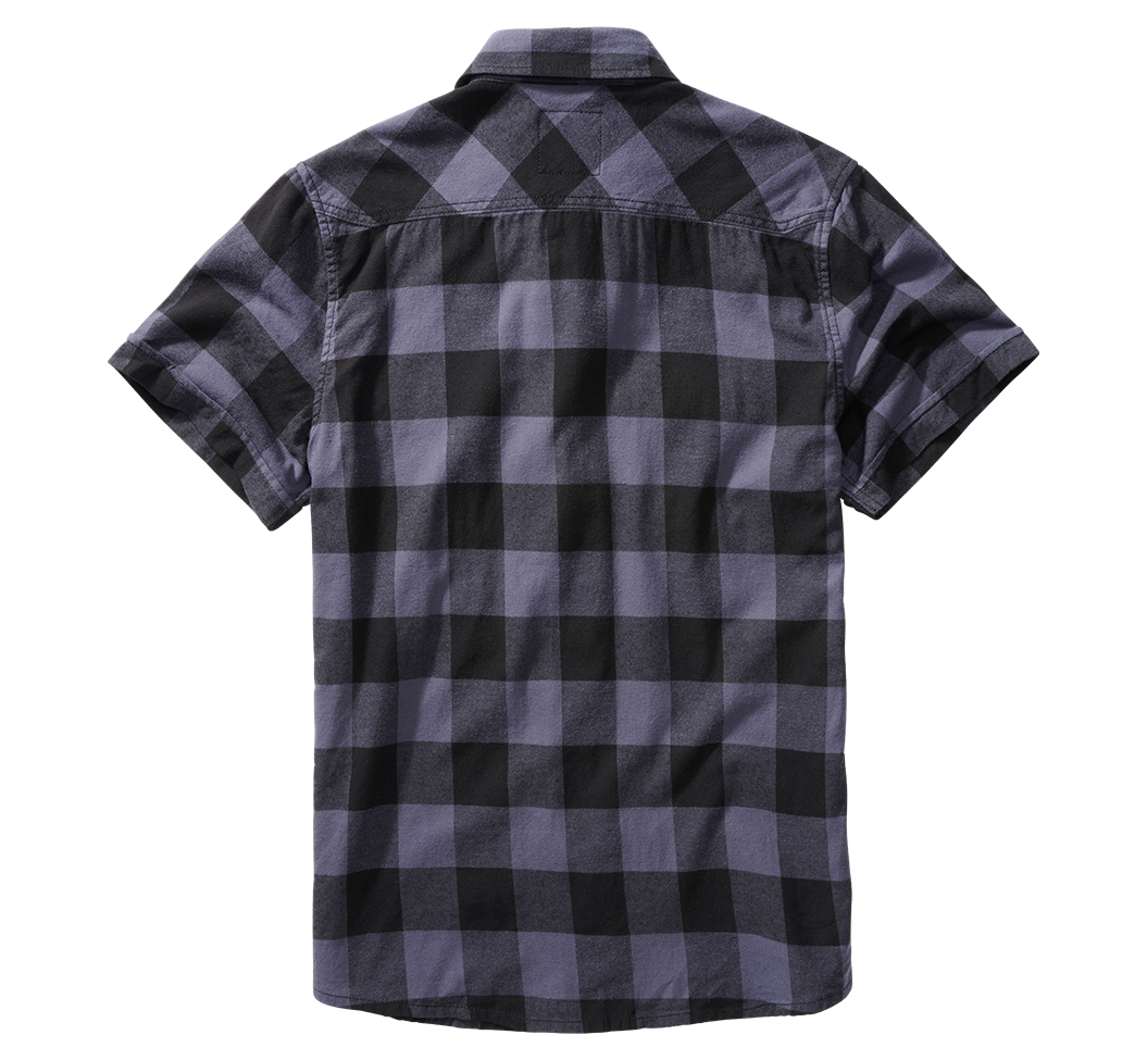 Check Shirt Short Sleeve black/grey