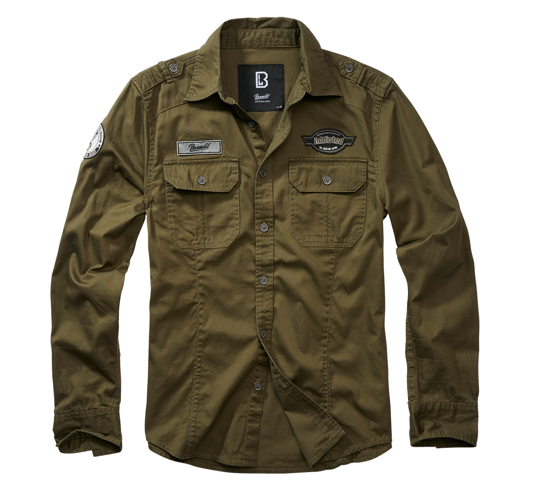 Luis Vintage Shirt Long Sleeve olive