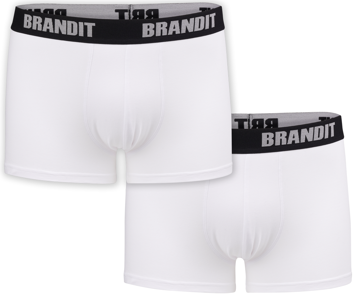 Boxer Shorts Logo 2 Pack white-white