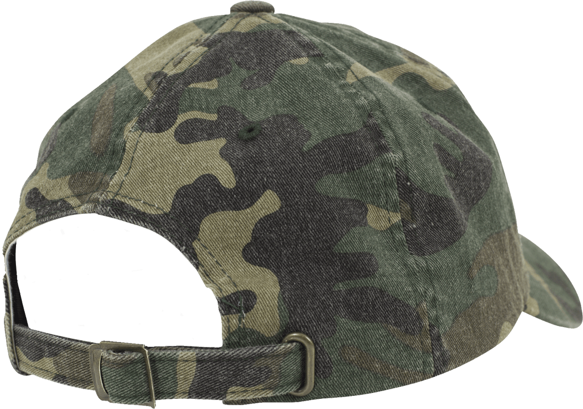 Low Profile Camo Washed Cap woodland