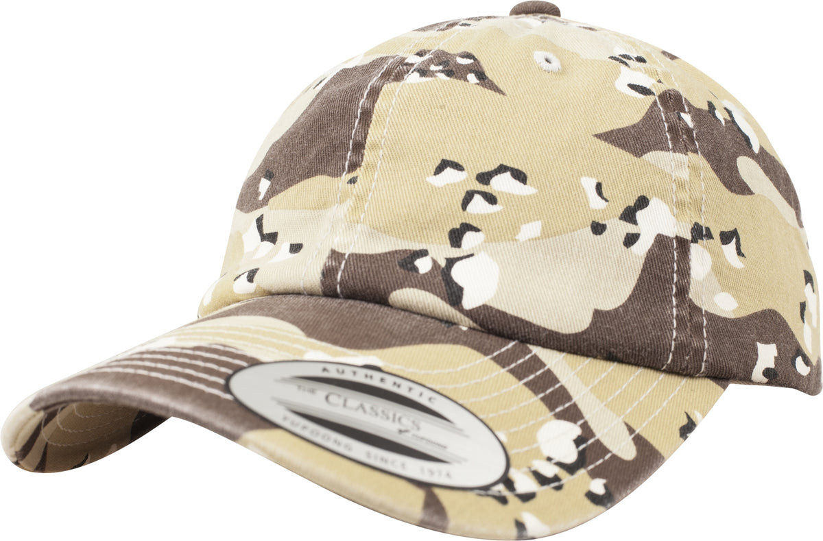 Low Profile Camo Washed Cap 6-color desert