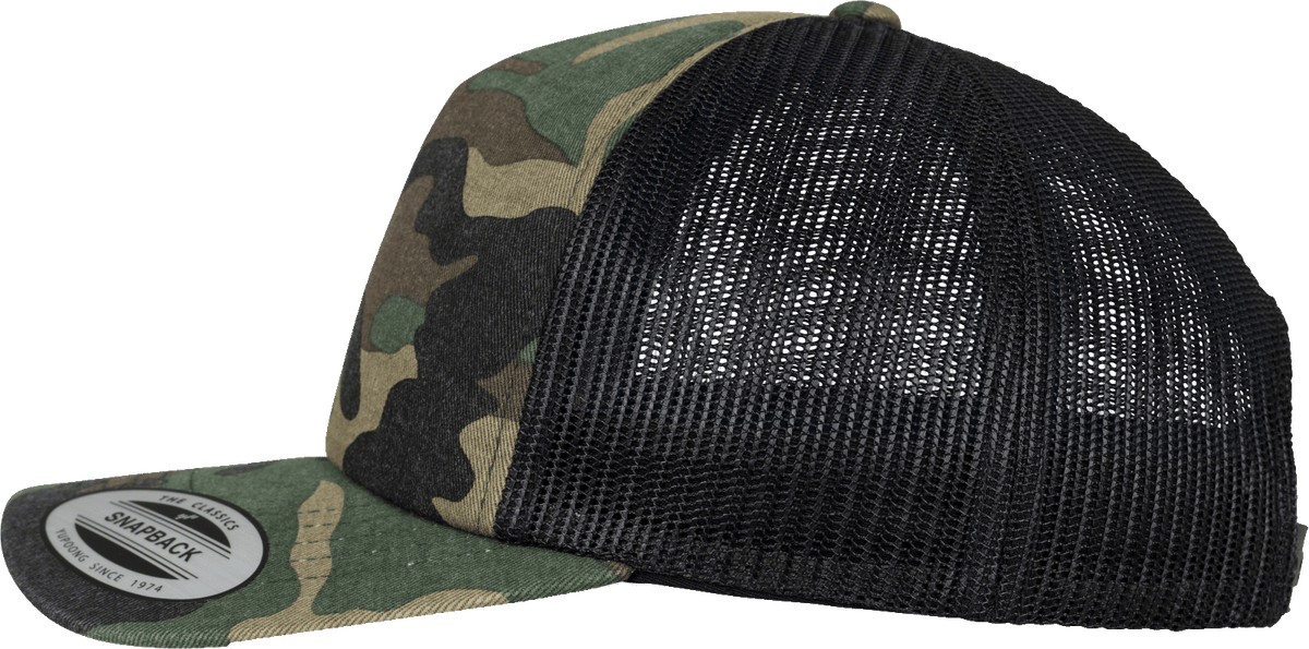 Camo Trucker Cap woodland-black