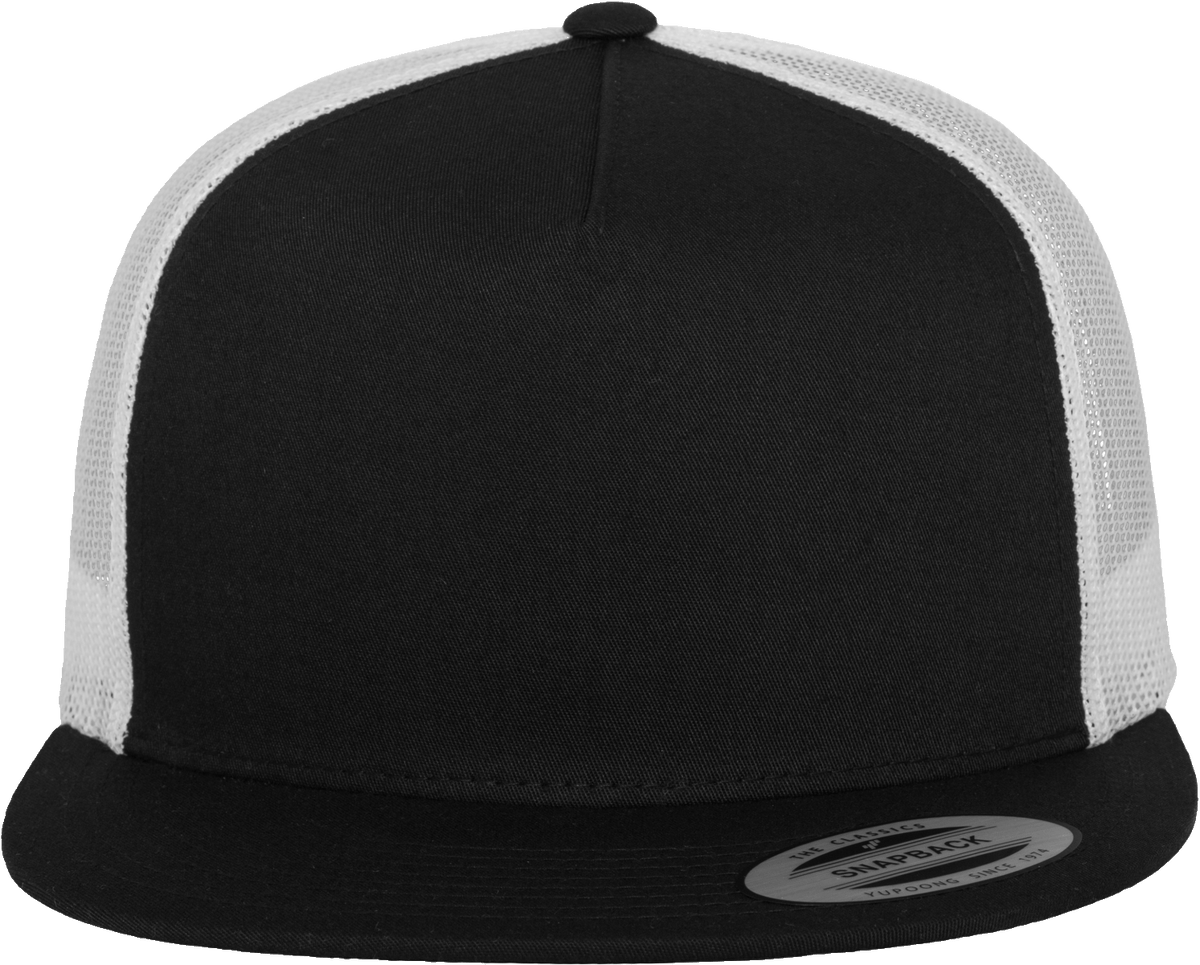 Classic Trucker 2-Tone Cap black-white