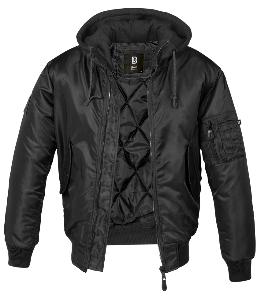 MA1 Sweat Hooded Jacket black