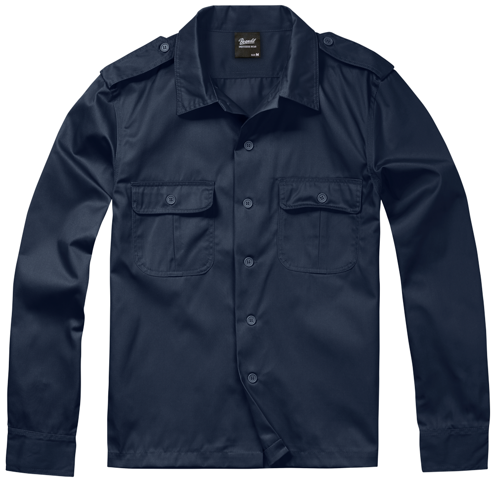 US Shirt Long Sleeve navy