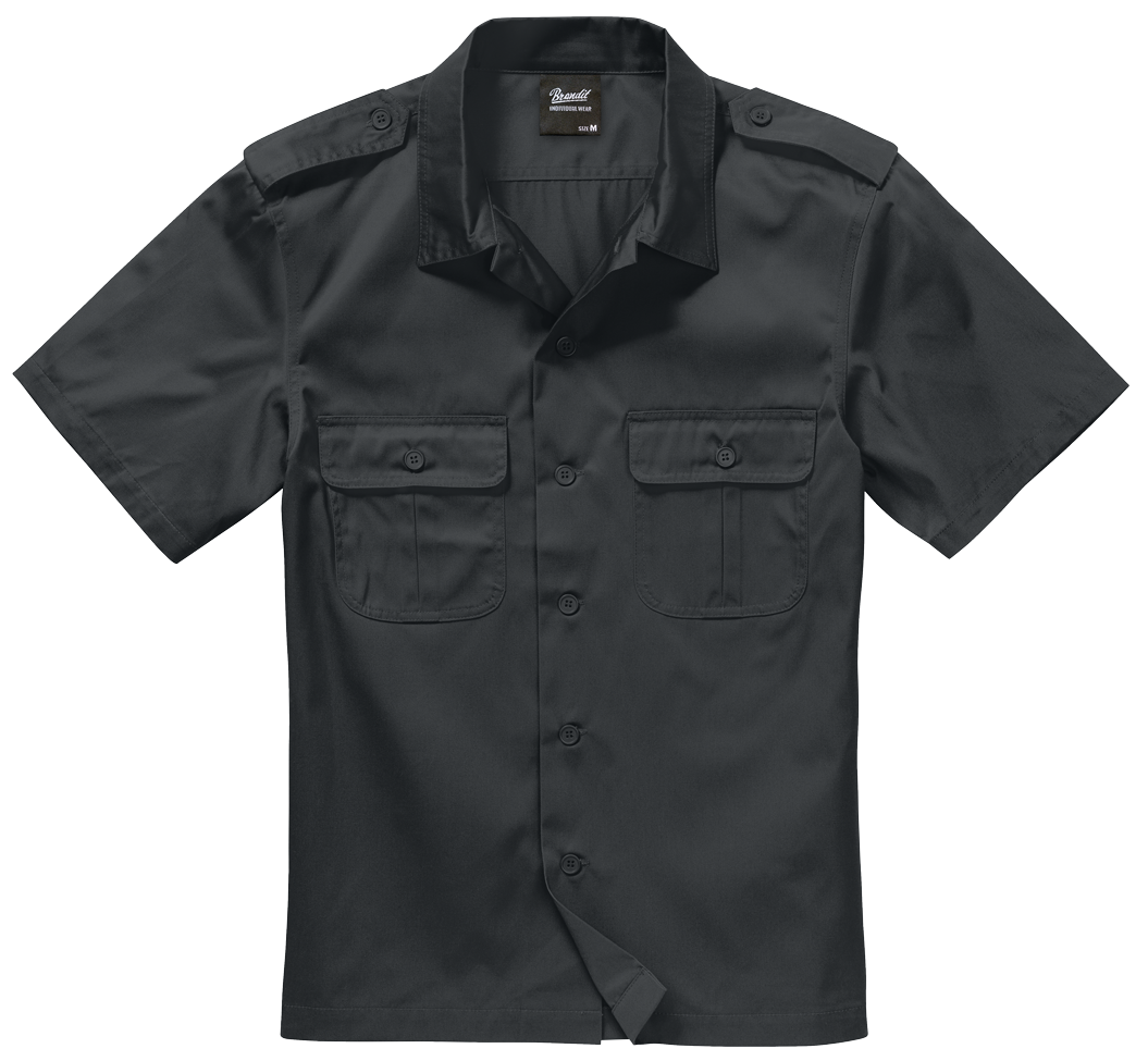 US Shirt Short Sleeve black