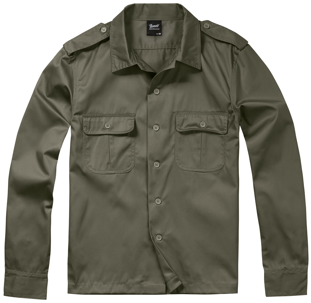 US Shirt Long Sleeve olive