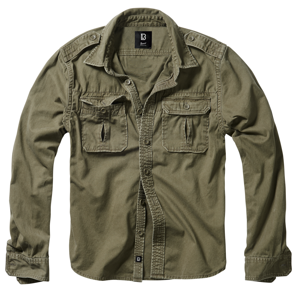 Vintage Shirt Long Sleeve olive