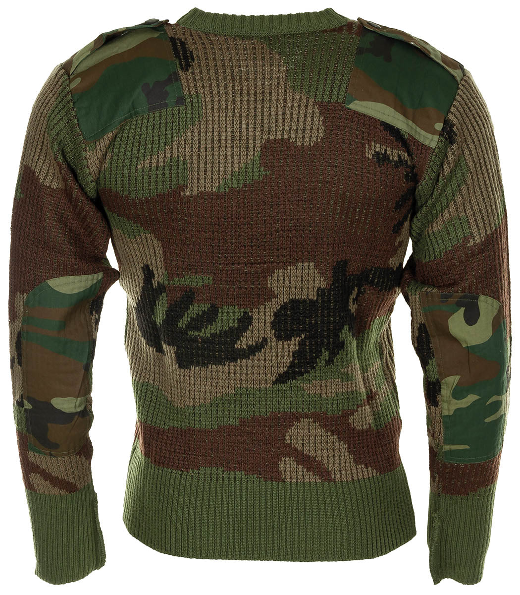 Pullover, V-Ausschnitt, tarn, neuw.