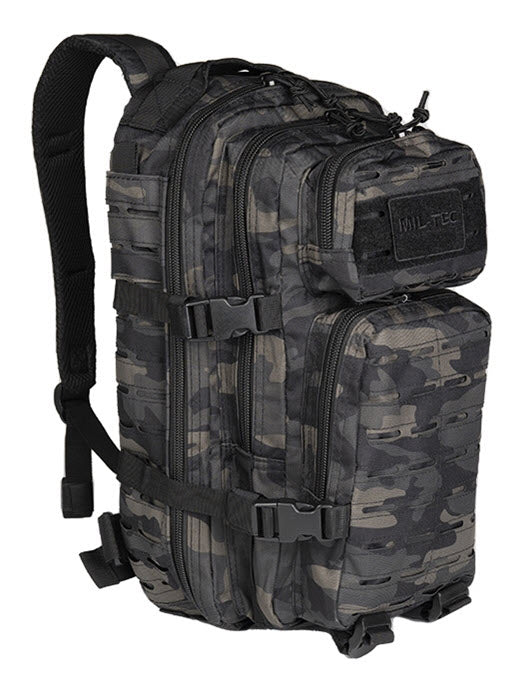 US Assault Tactical Rucksack Lasercut small - darkcamo