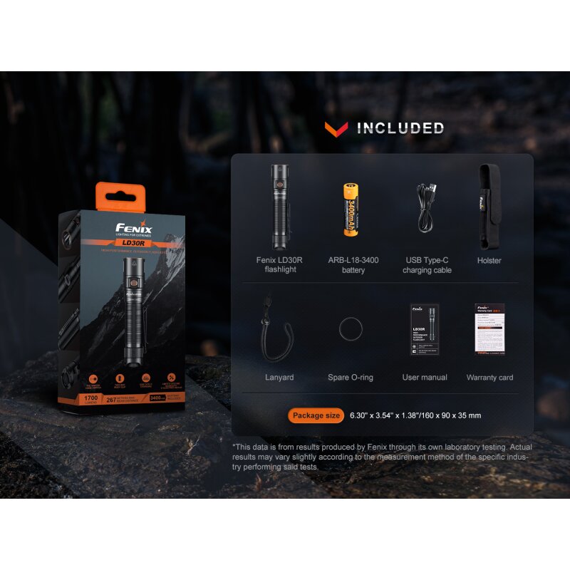 Fenix - LD30R LED Taschenlampe