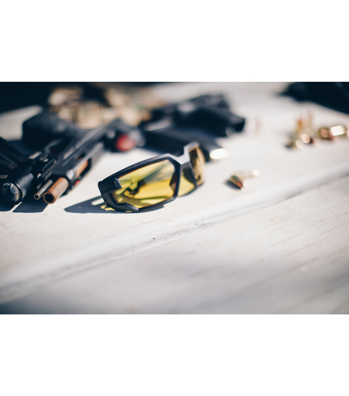 Brille Tactical Type-X, Black Frame, Amber Lens