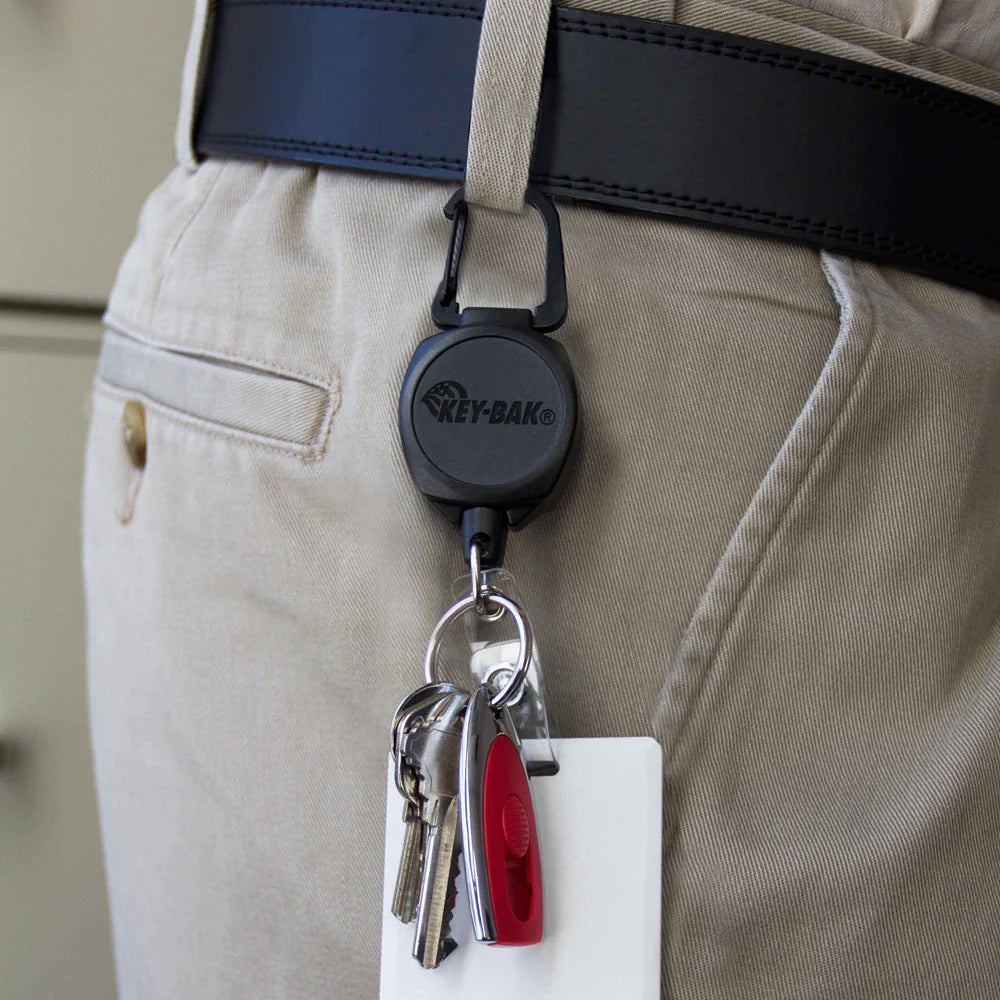 KEY-BAK® - KB Sidekick Schlüssel und Badgehalter mit Karabiner