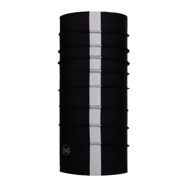 BUFF® Safety - Ecostretch Mehrzweckschal Reflective Black (UV-Schutz+Reflektierend)