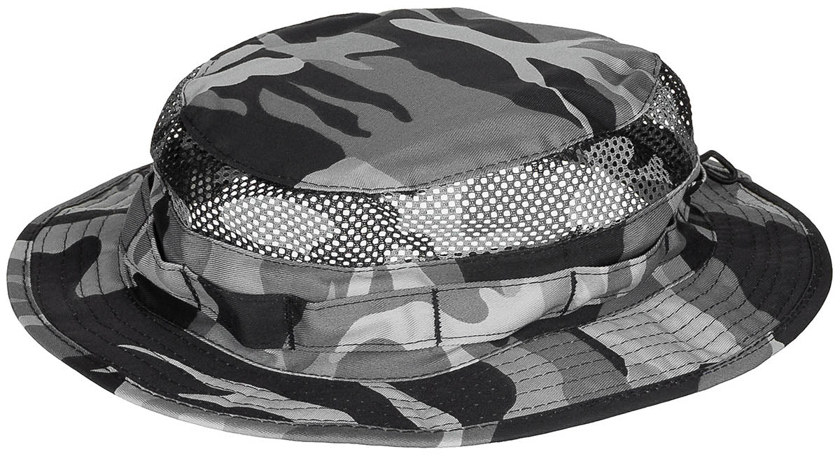 Buschhut, "Mesh Boonie", grey camo