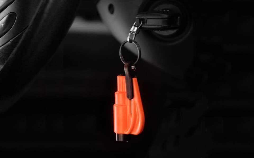 RES-Q-ME Car Escape Tool - Gurtschneider/Glasbrecher (grün)