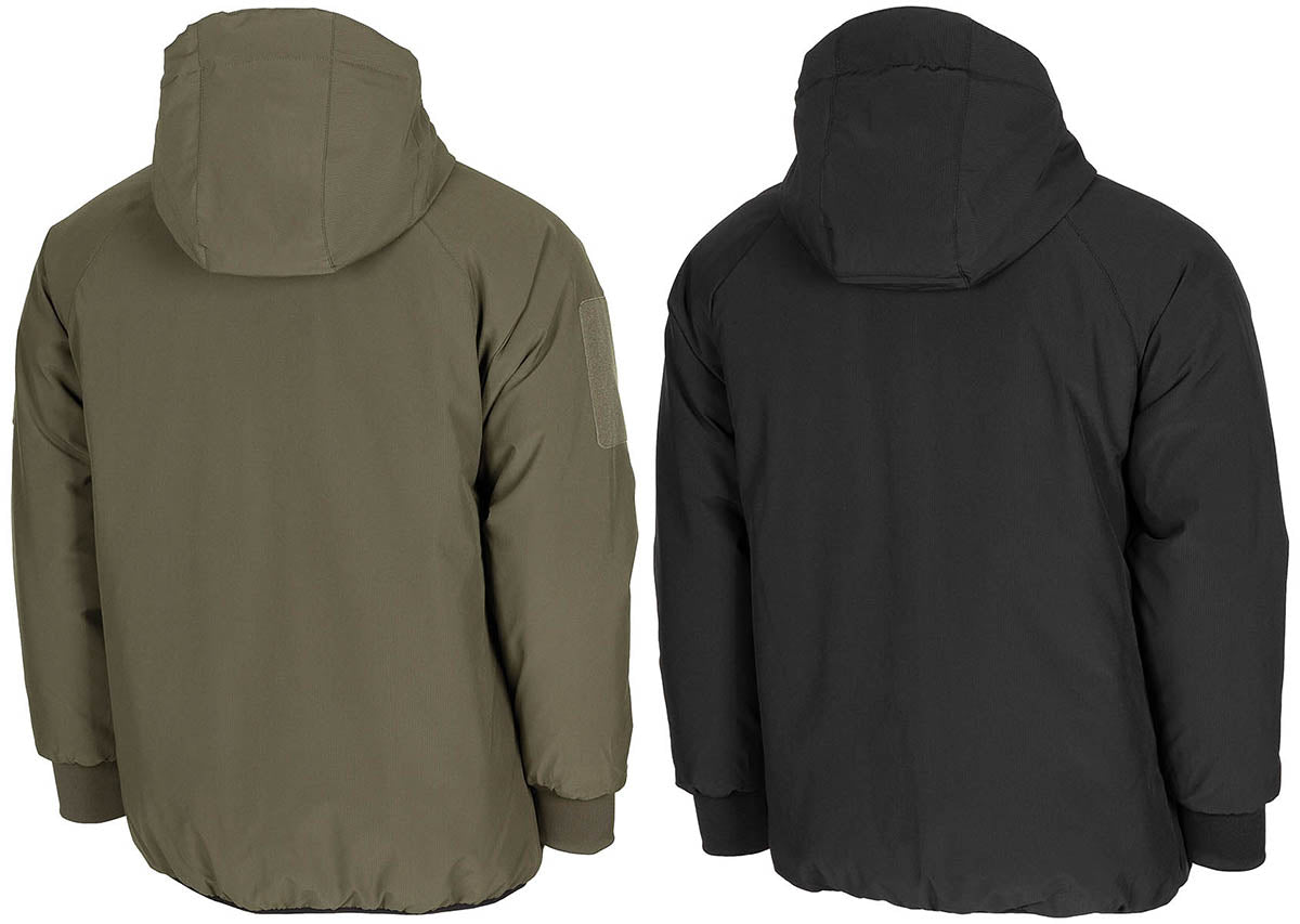 Thermojacke, wendbar, oliv/schwarz