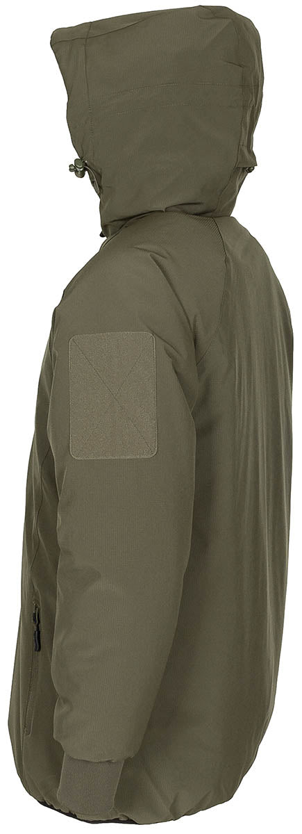 Thermojacke, wendbar, oliv/schwarz