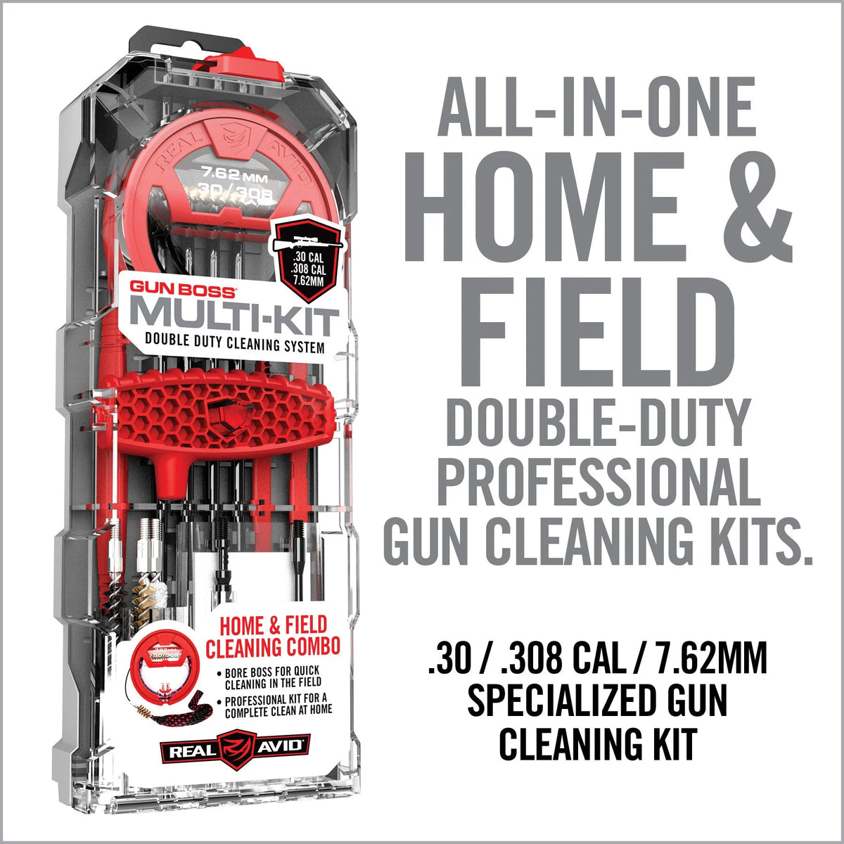 Real Avid - Multi-Kit 30CAL/308CAL/7.62MM (Reinigungsset)