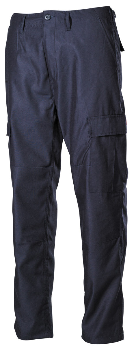 US Kampfhose, BDU, blau, Knie- und Gesässverstärkung