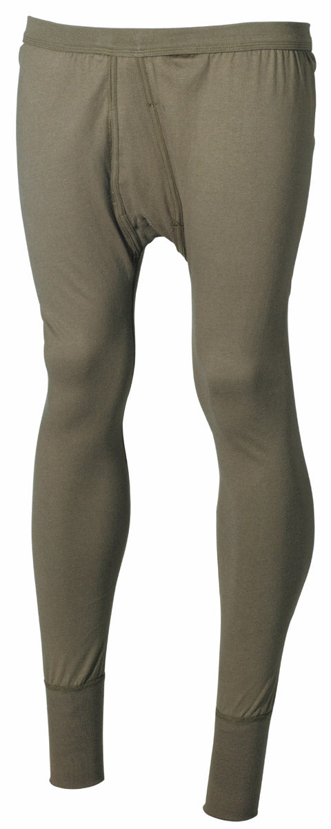 BW Unterhose, lang, oliv, grosse Grössen